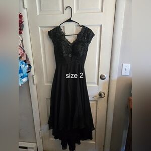 Elegant Black Lace Dress